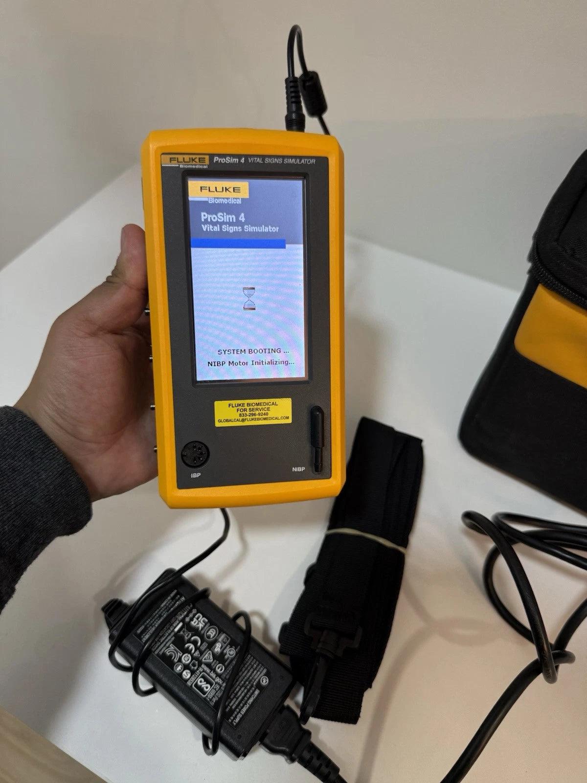 FLUKE Biomedical ProSim 4 & Spot Light Kit with Bag & Charger (Tested)