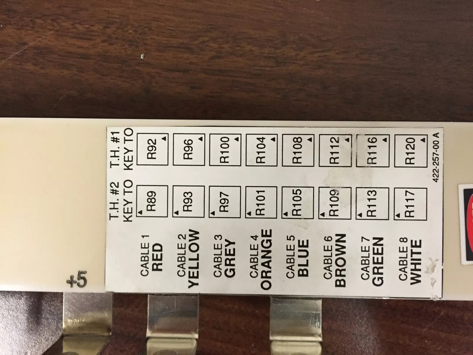 Eldre Corp P/N 465-211-00 Bus Bar for Electrical Wiring Connections