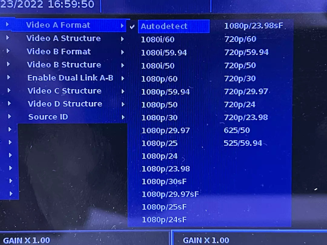 Harris TVM9140PKG-3GB Multiformat Video Waveform Monitor