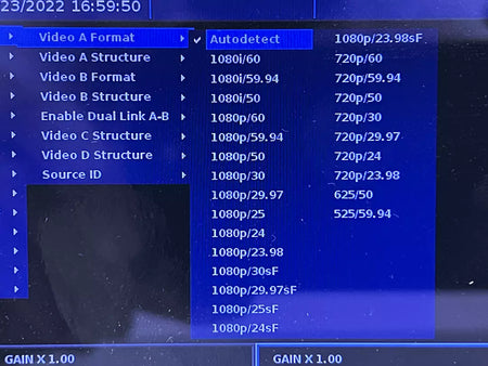 Harris TVM9140PKG-3GB Multiformat Video Waveform Monitor