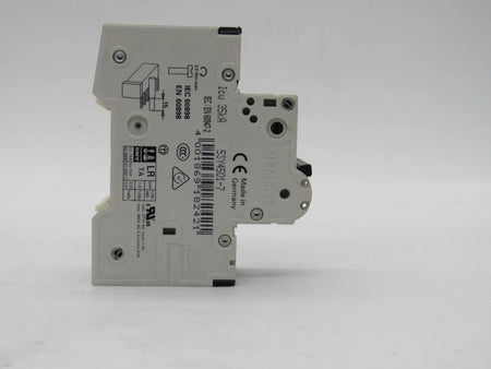 SIEMENS 5SY4501-7 Circuit Breaker Miniature 1 Amp 1+N-Pole 230 VAC 10 kA