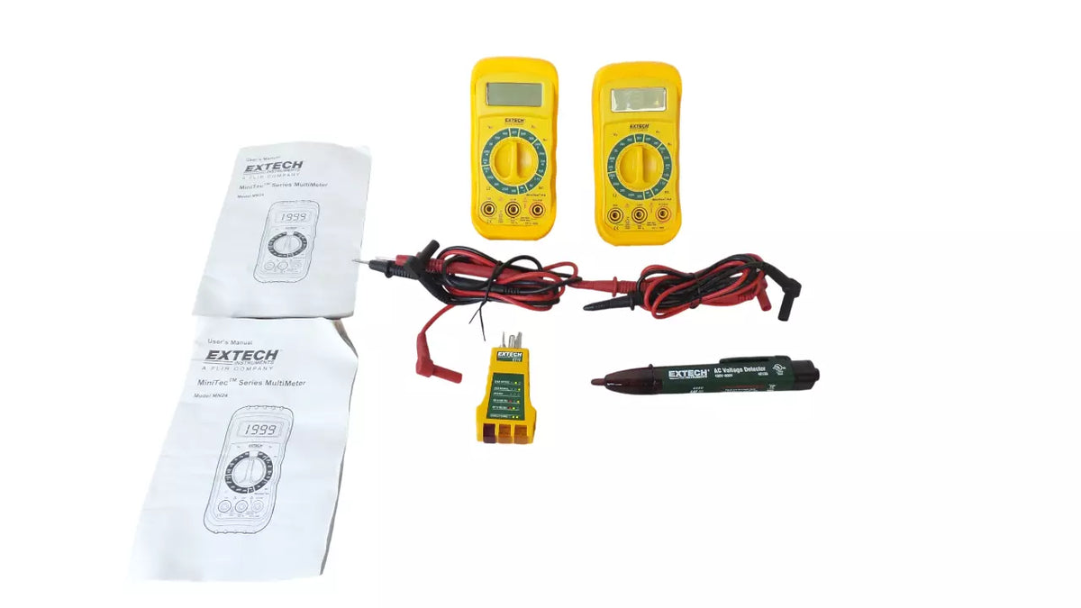 Lot of 2 Extech Minitec 24 Multimeter