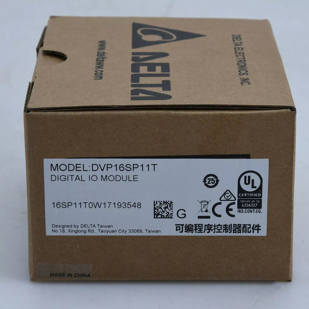 Delta DVP16SP11T DC24V PLC Transistor Module with 8DI 8DO - New in Box