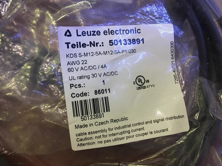 LEUZE KDS S-M12-5A-M12-5P1-030