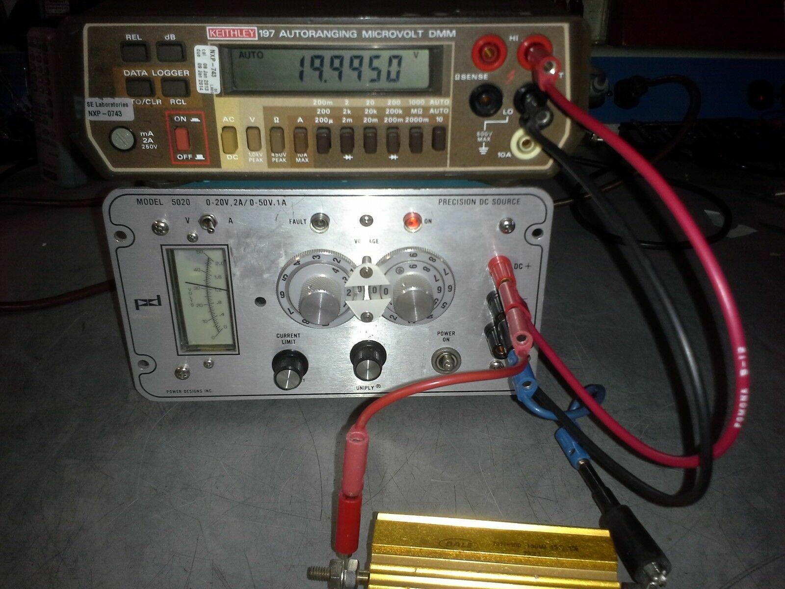 Precision DC Power Supply 0-50V 0-2A
