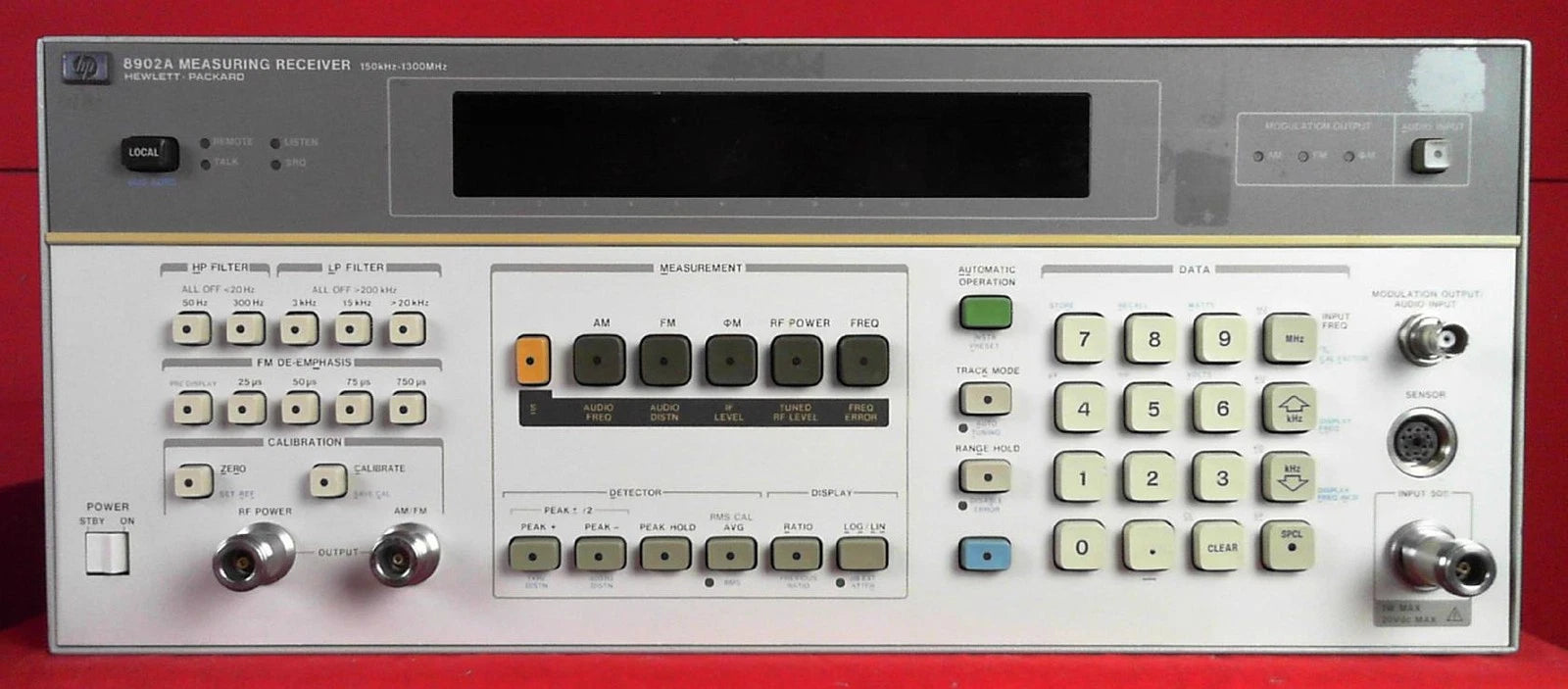 HP Agilent Keysight 8902A Measuring Receiver