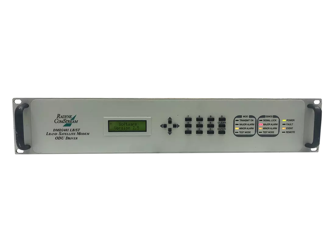 Radyne ComStream DMD2401 LBST L-Band Satellite Modem and ODU Driver