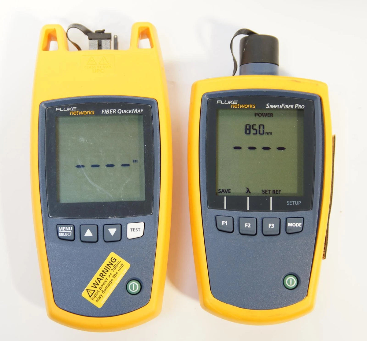Fluke Networks SimpliFiber MM Fiber Optic Cable Tester Analyzer w Fiber Quickmap