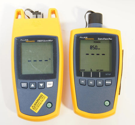 Fluke Networks SimpliFiber MM Fiber Optic Cable Tester Analyzer w Fiber Quickmap