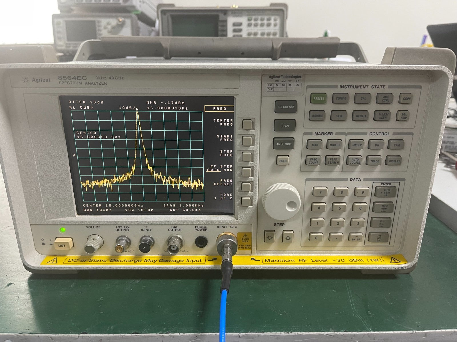 Agilent 8564EC 9KHz - 40GHz Spectrum Analyzer w/ opt.007 _0540 - XG eqpt