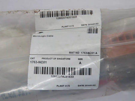 Allen-Bradley 1763-NCO1 Communication Cable for MicroLogix 1100 SER A - NEW