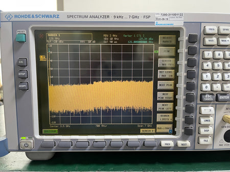Rohde &amp; Schwarz FSP7 Spectrum Analyzer 9 kHz - 7 GHz _ 0645