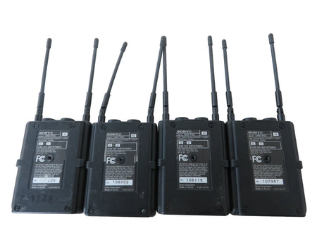 Lot of 4 Sony URX-P03  UHF Synthesized diversity tuner - Free Shipping