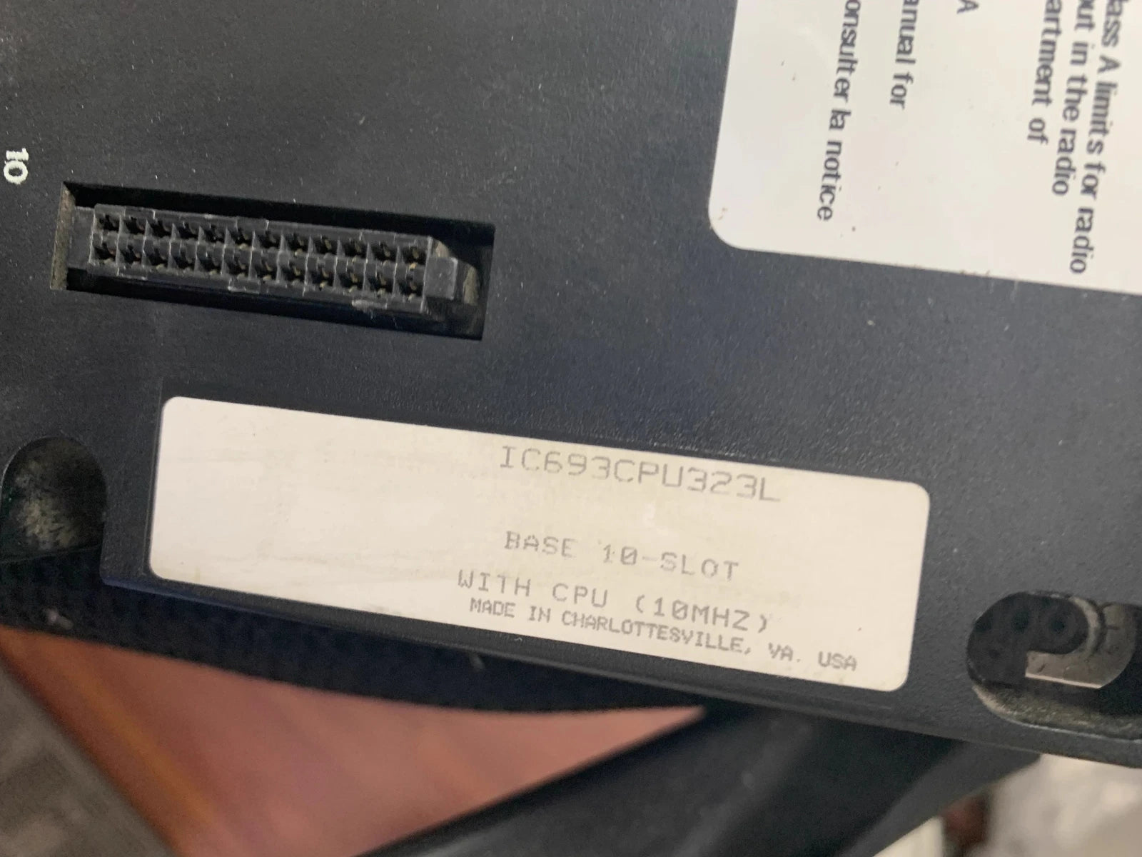 GE-FANUC IC693CPU323L CPU Module for Industrial Automation