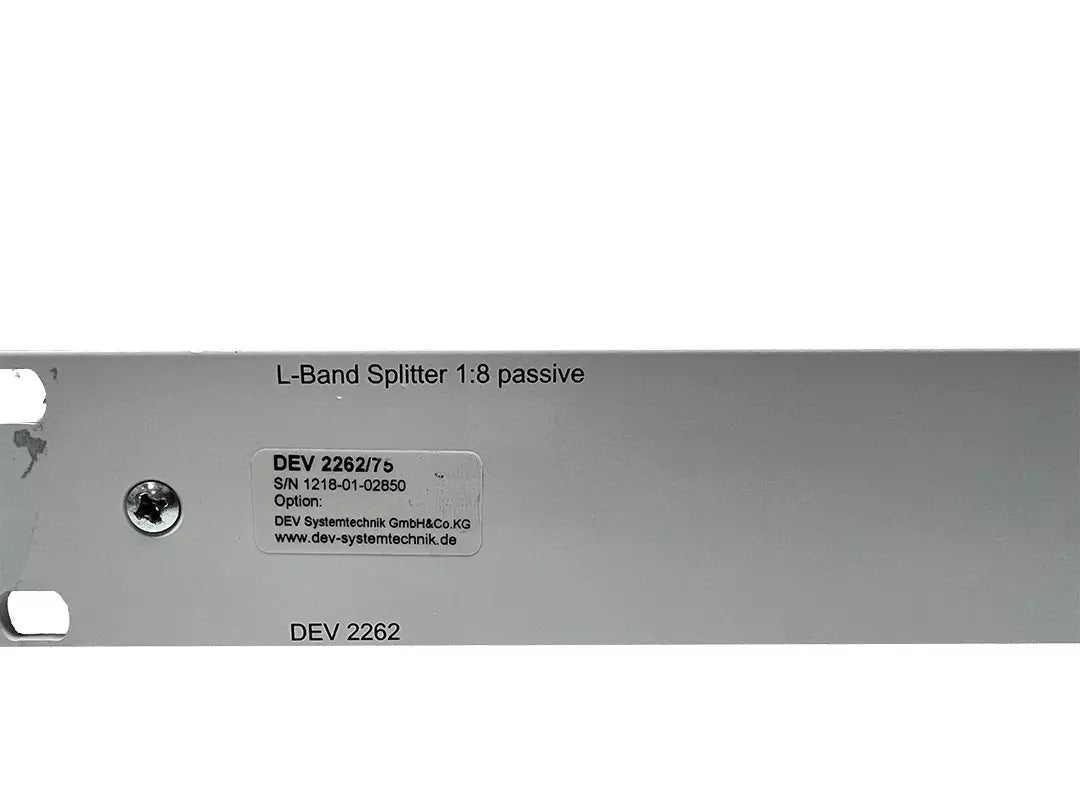 DEV Systemtechnik DEV 2262 L-Band Splitter 1:8 75Ohm Passive