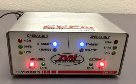 Semtronics ZVM1002 Zero Volt Monitors with Power Adaptor