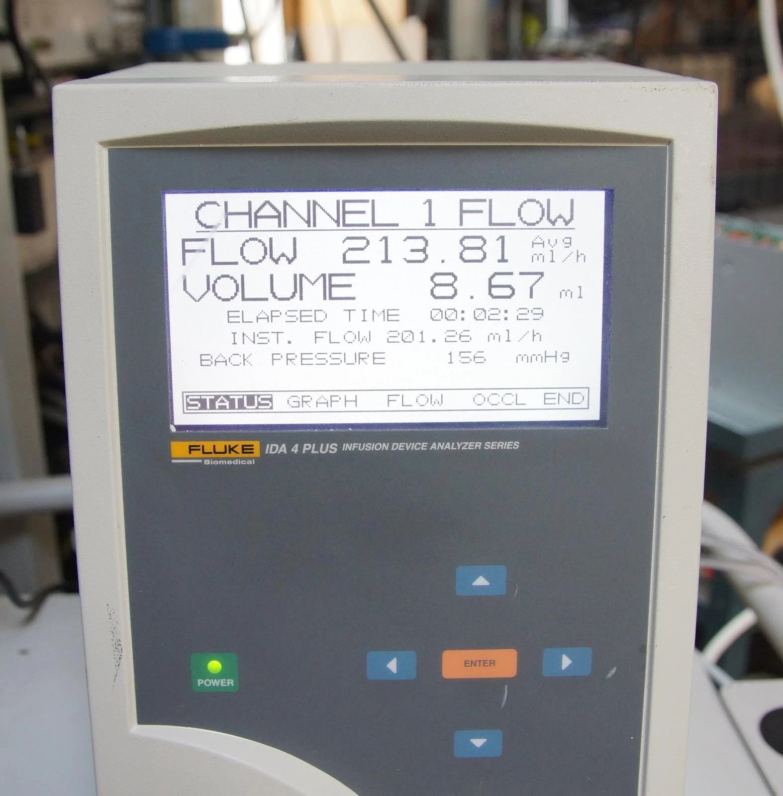 Fluke Biomedical / Bio Tek IDA 4 Plus Infusion Device Analyzer w/ Two Channels