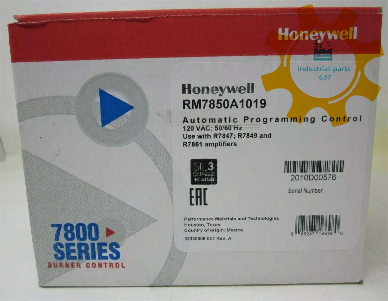 1PCS NEW Honeywell Controller RM7850A1019 RM7850A 1019 - XG eqpt