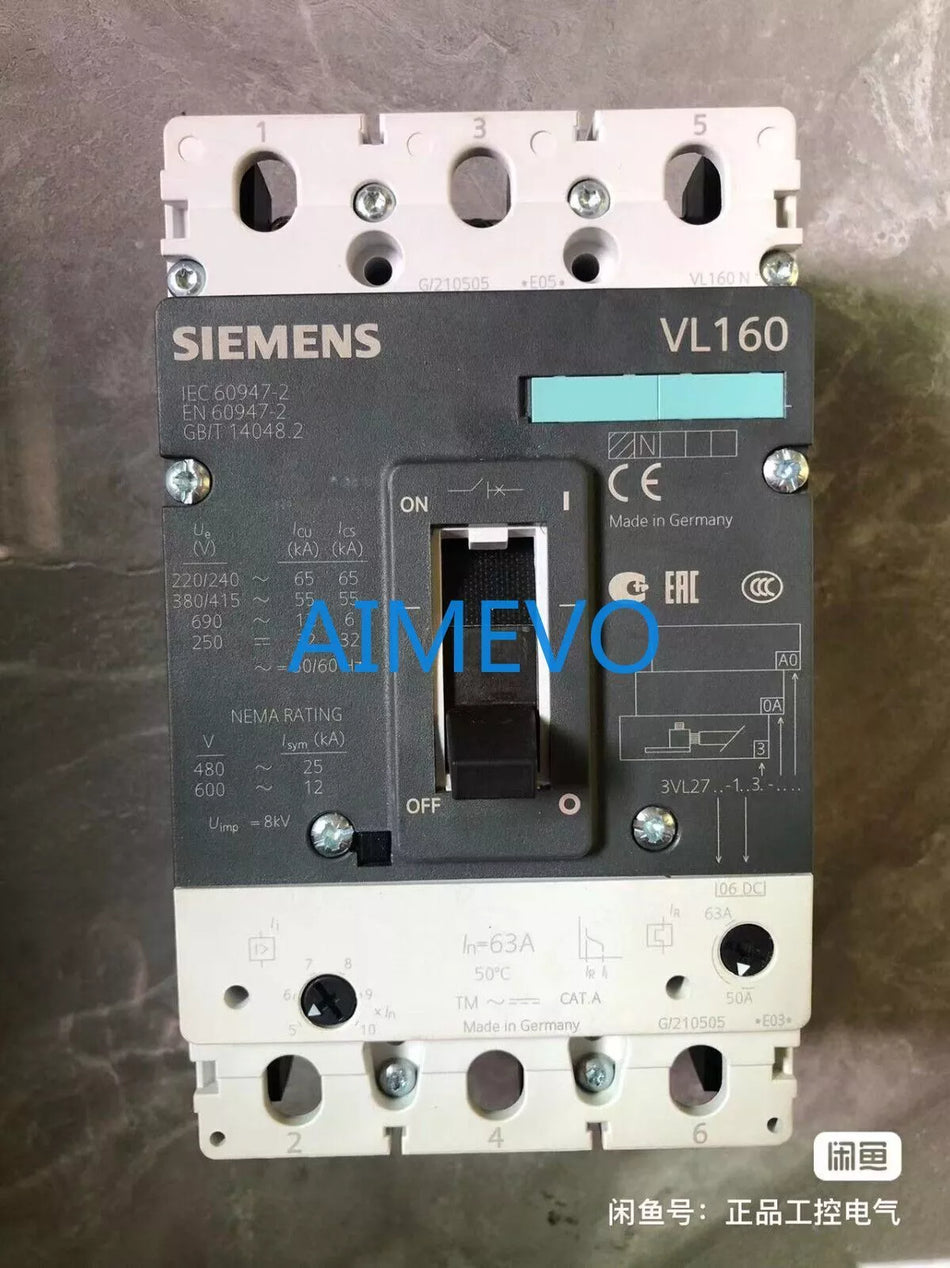 1PC NEW 3VL2716-1AA33-0AA0 Circuit Breaker