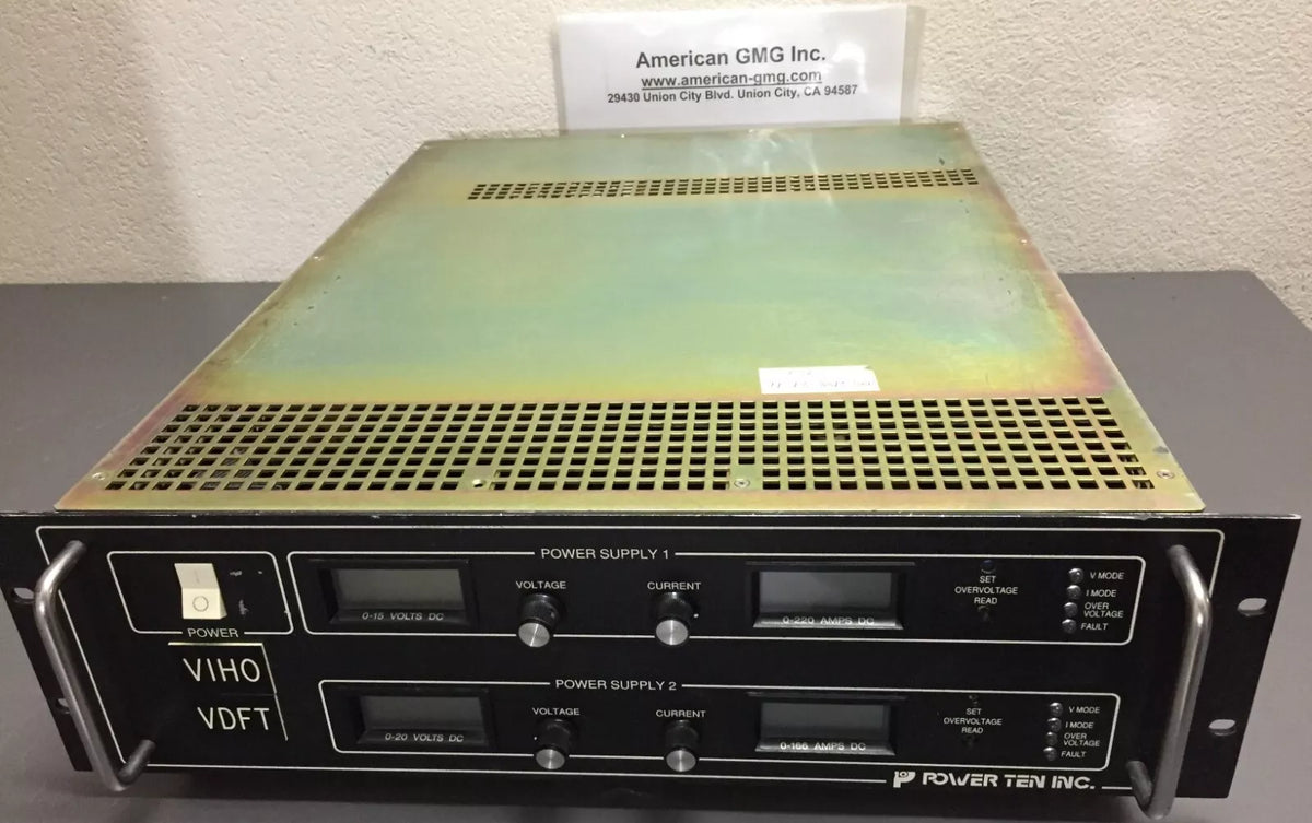Power Ten D3C-15220/20166B Dual Variable Heavy Duty DC Power Supply