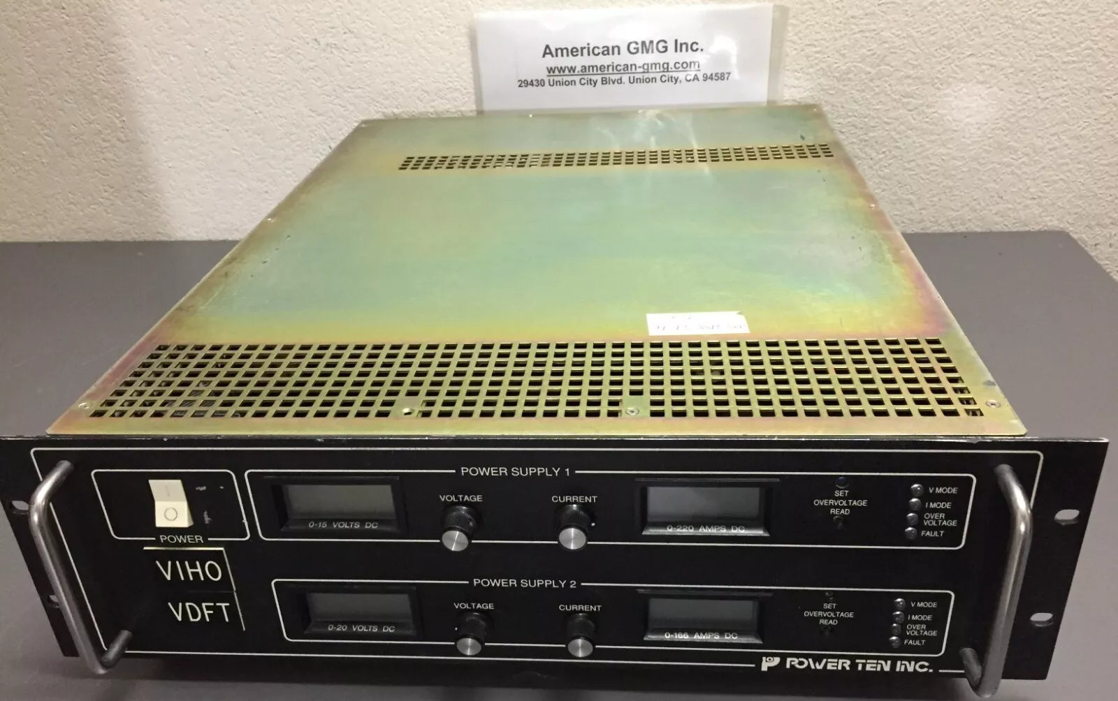 Power Ten D3C-15220/20166B Dual Variable Heavy Duty DC Power Supply