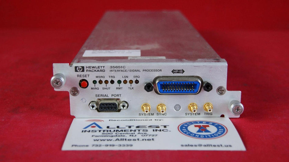 HP Agilent 35651C Interface/Signal Processor