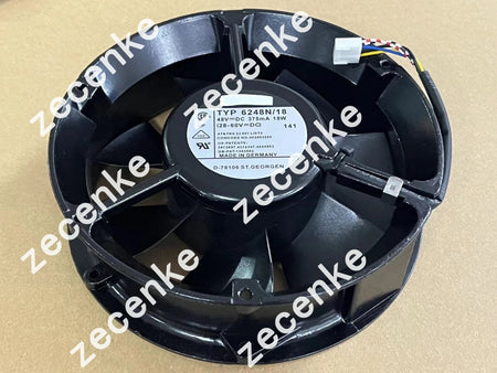 48V 375mA 18W Aluminum Frame Cooling Fan 5pin for 6248N/18