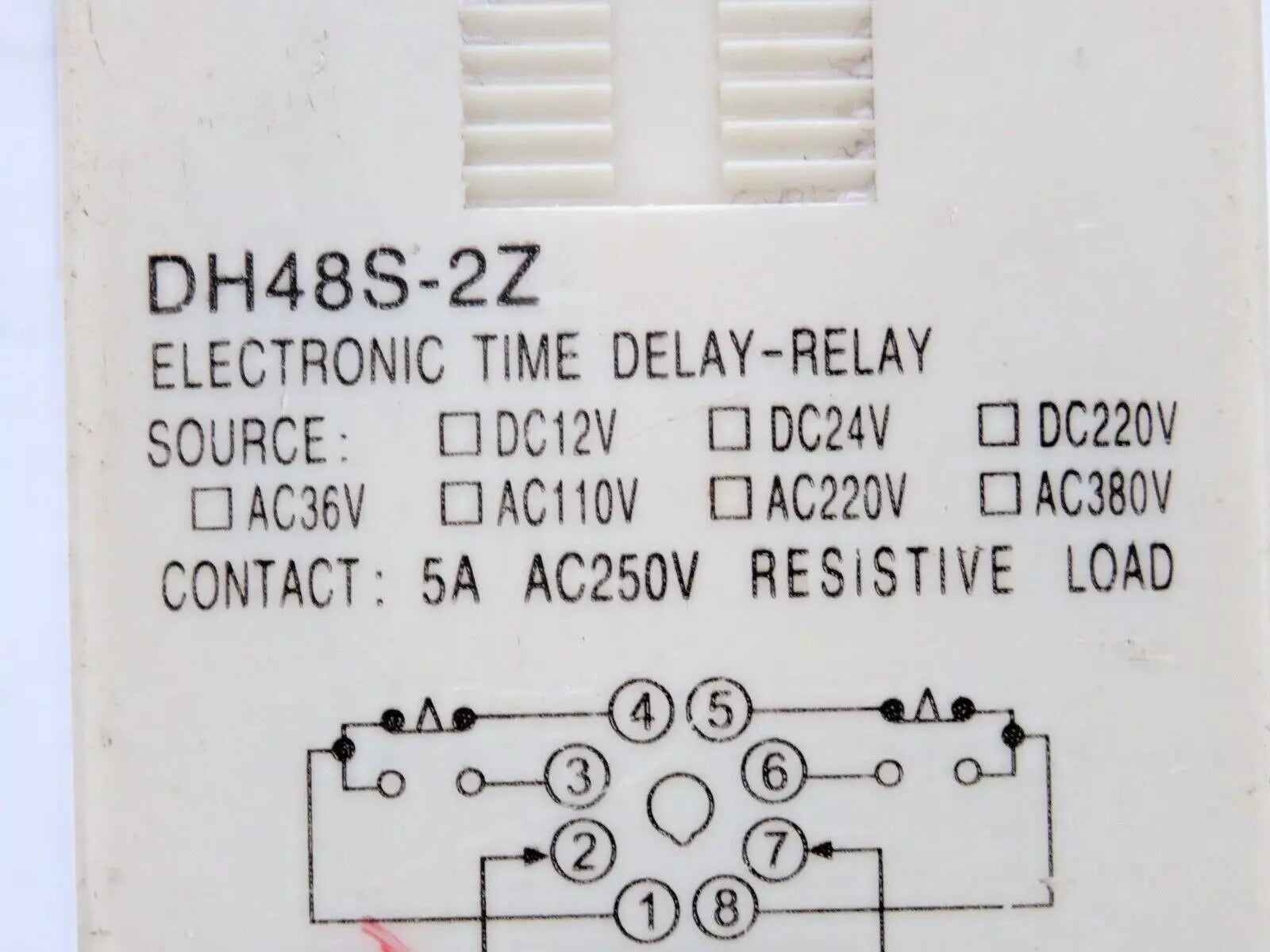 Mnxcn DH48S-2Z Digital Display Time Relay 265V