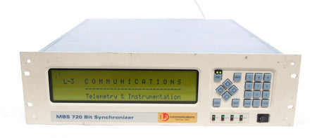 L3 Communications MBS 720 Bit Synchronizer W/ BSV 533 & Motorola MVME 01-W3627F