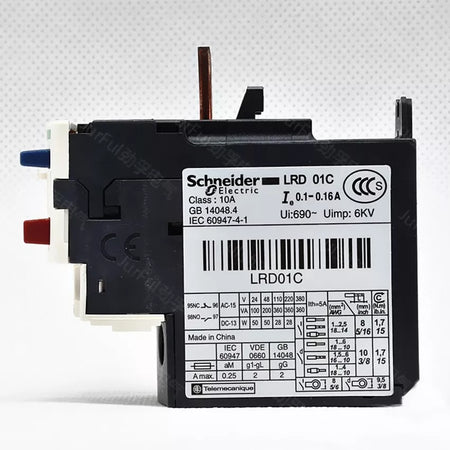 Schneider LRD01C 0.1-0.16A Thermal Overload Relay in Box