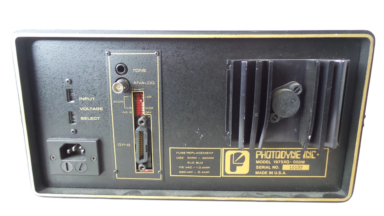 PHOTODYNE 1975XQ Optical Attenuattor with Advanced Light Filtering
