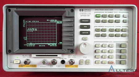HP 8590B 2843A00504 Portable Spectrum Analyzer, 10kHz-1.8GHz OPTIONS