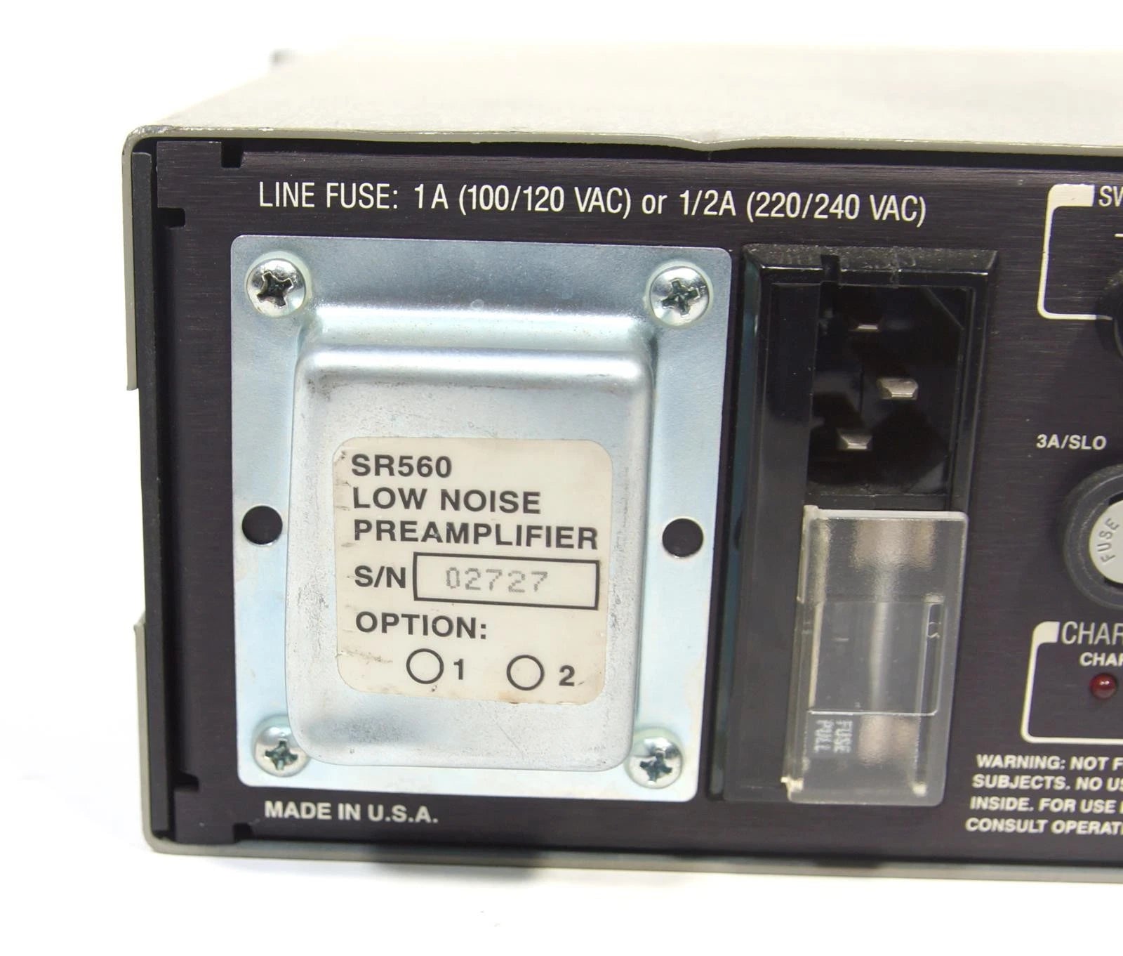 Stanford Research SR 560 Low Noise Current Preamplifier