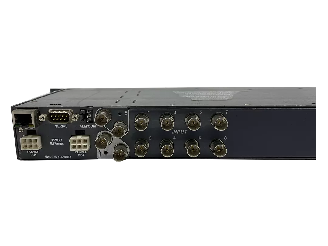 Harris PANACEA P8X8HSROE 11RU 8x8 HD and SDI Wideband Digital Multi-rate Routing