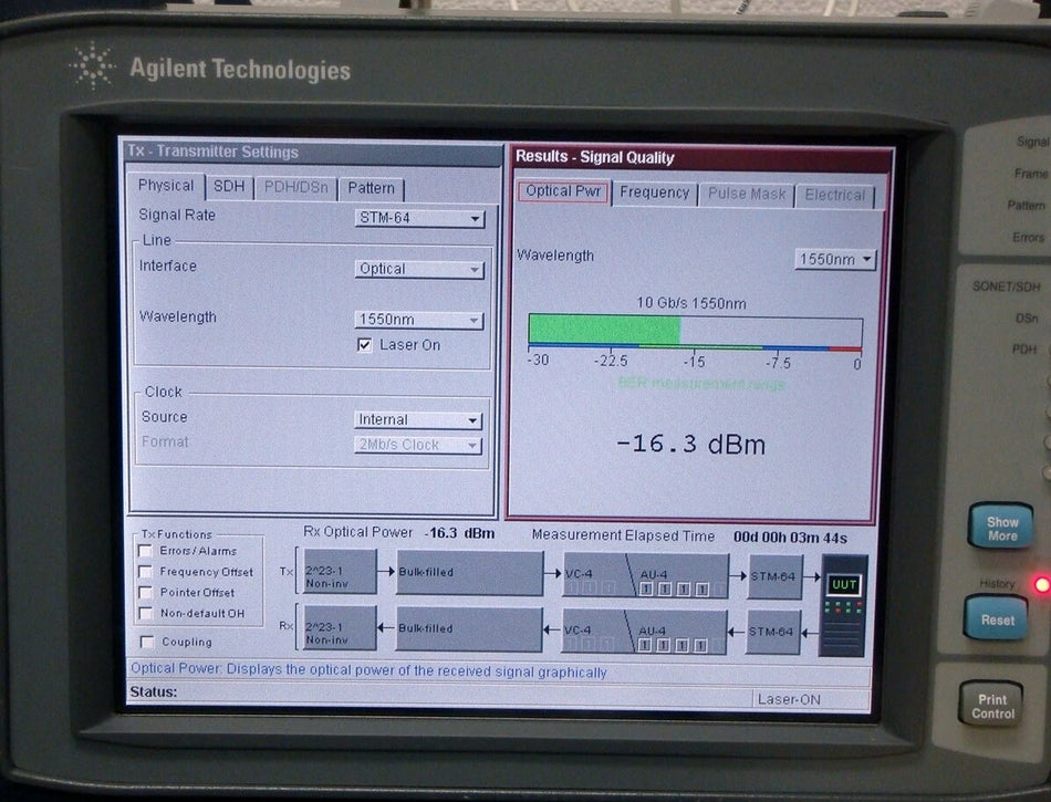 Agilent J2127A /102,111,190,J2129A 10G Portable Tester