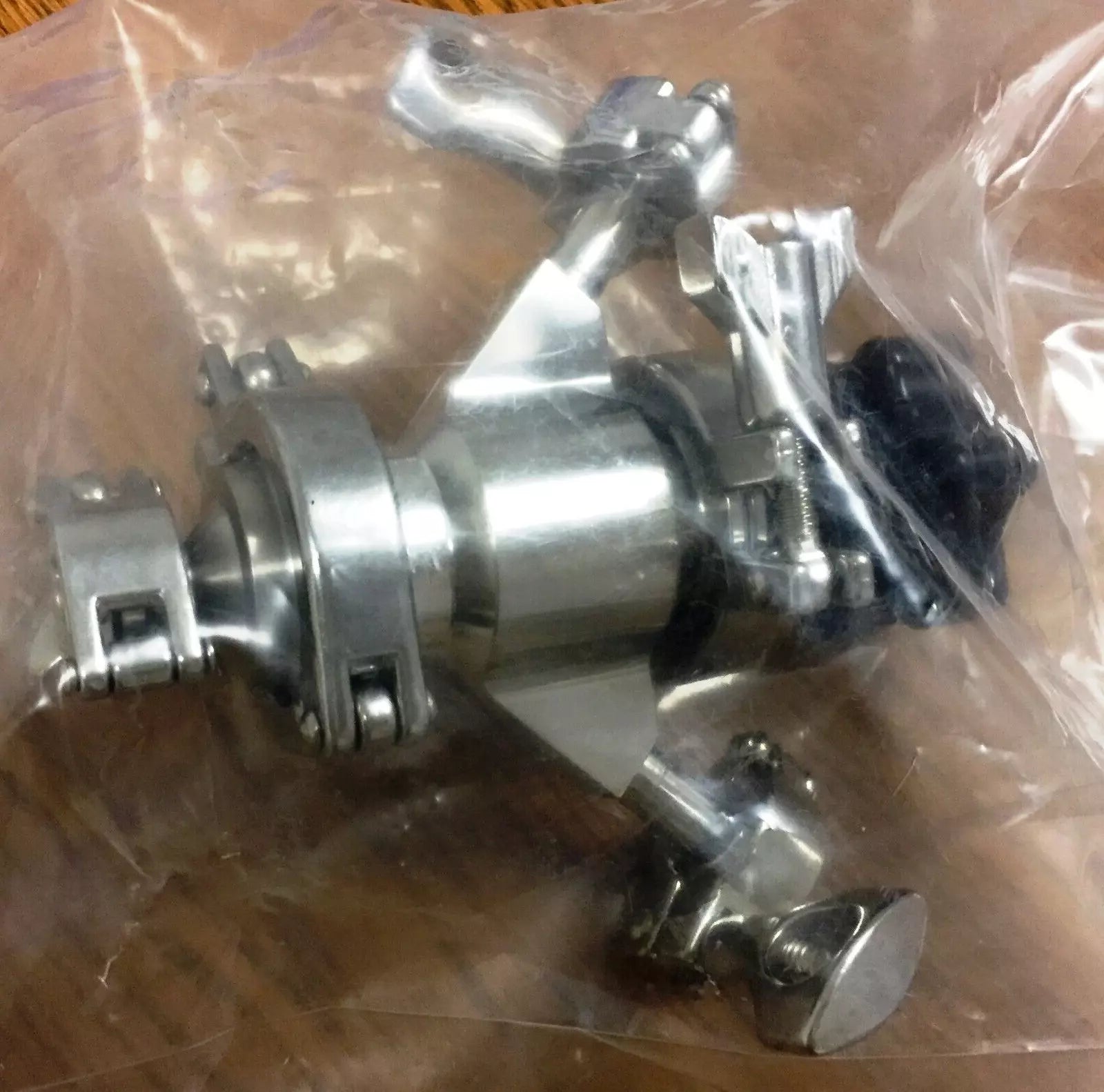 Asepco 1/2/DN15-S31603 Radial-Diaphragm Bottom Tank Valve