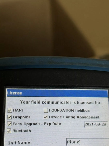 EMERSON 475 Field Communicator 3.9 HART with Bag & Charger