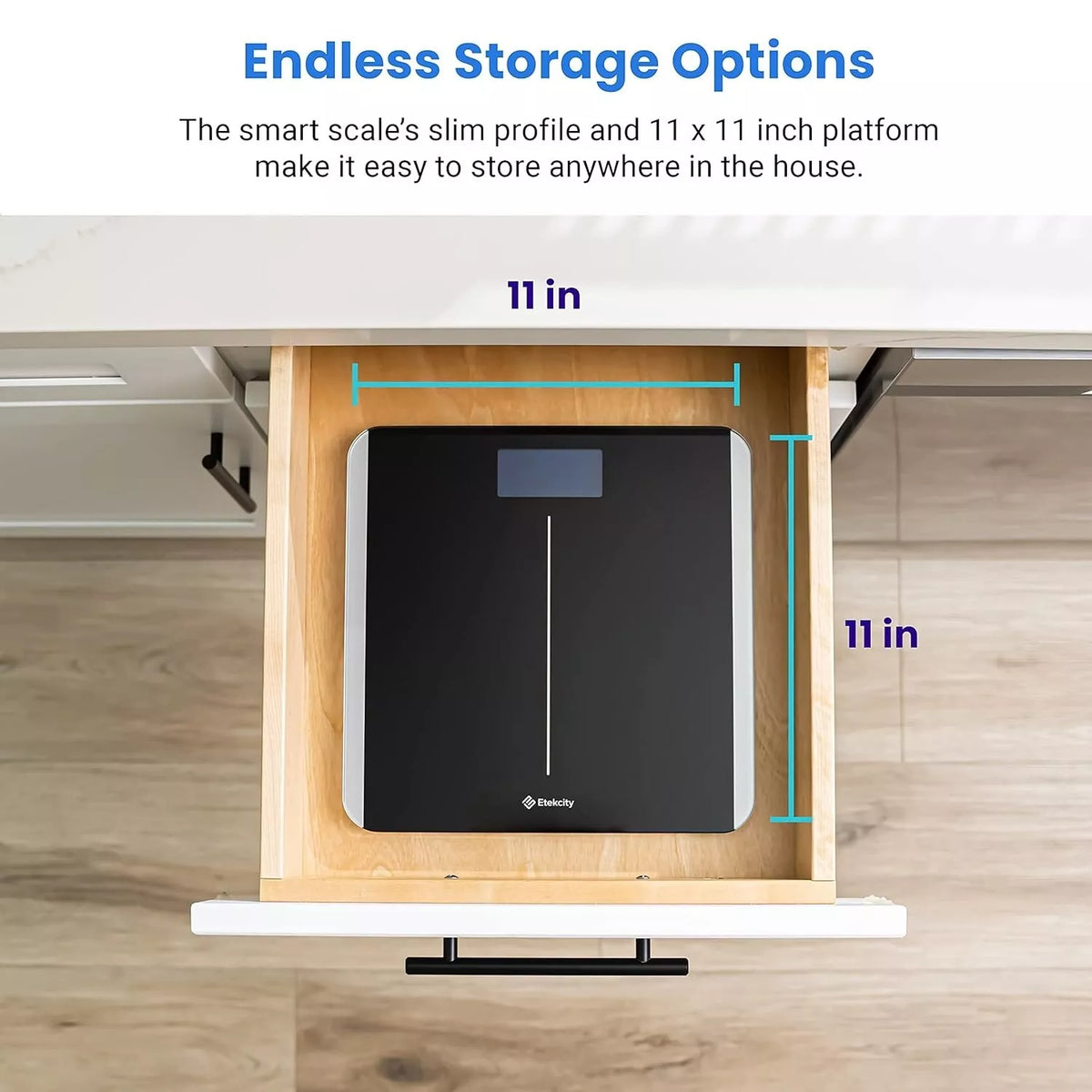 Etekcity Smart Bluetooth Bathroom Scale Body Weight & BMI Digital Weighing Scale
