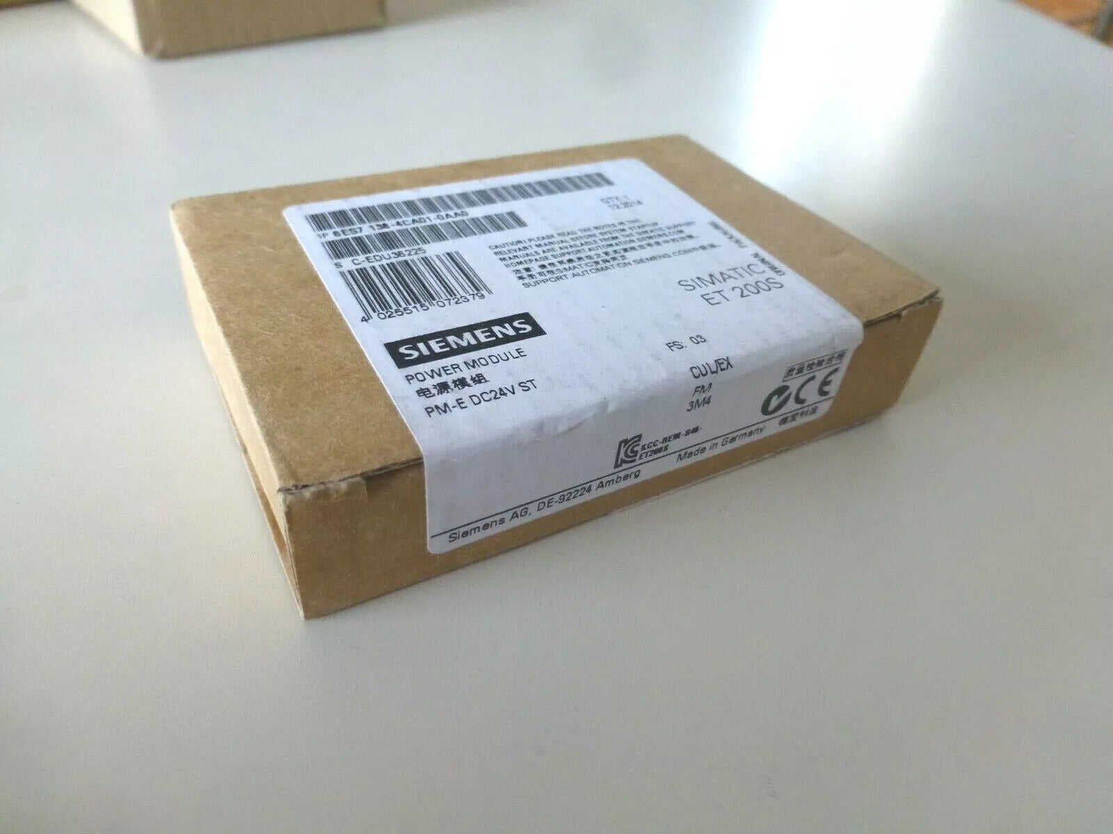 Siemens 6ES7138-4CA01-0AA0 Power Module