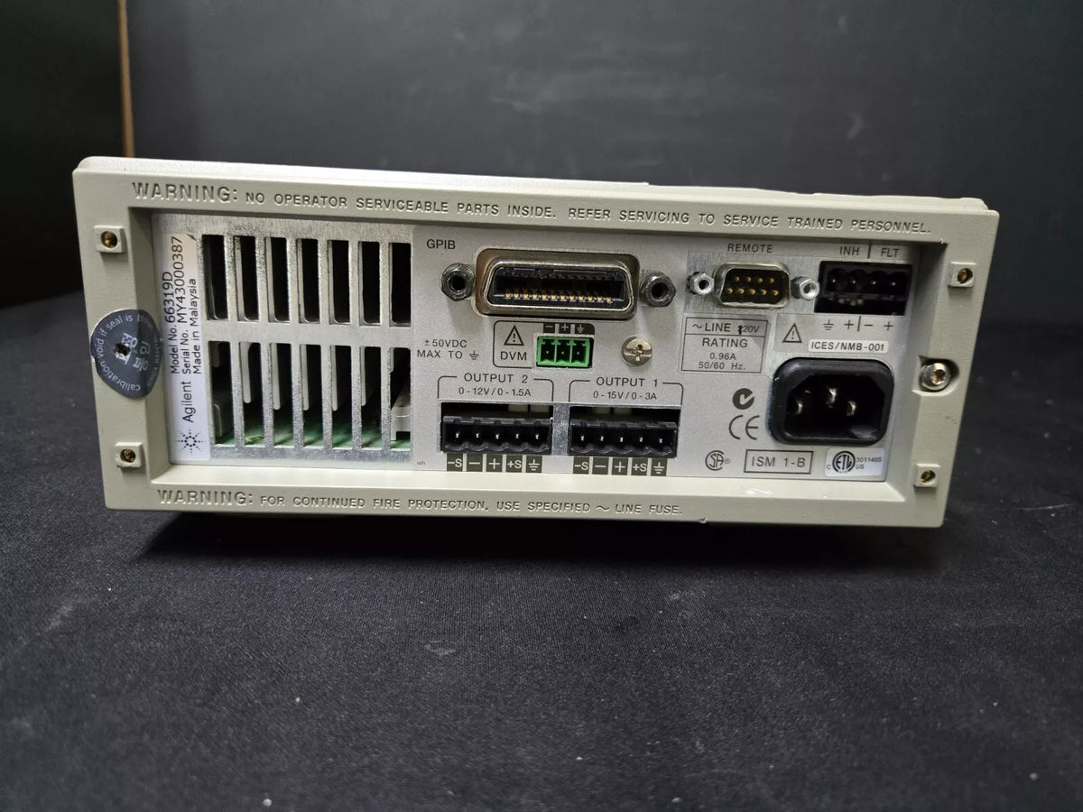 Keysight 66319D: Dual Output Mobile Communications DC Source (0387)