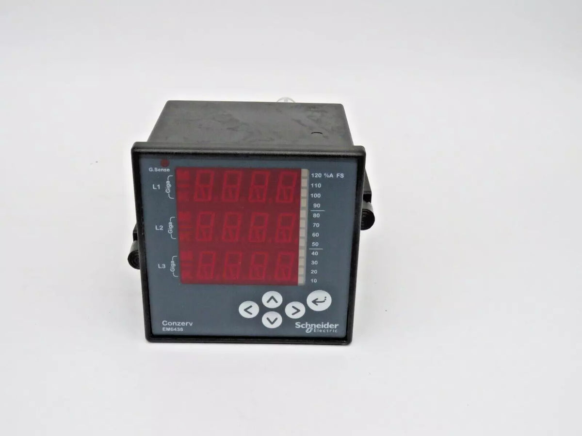 Schneider Electric EM6438 Conzerv Power Meter Programmable Mutlifunction