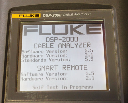 Fluke Networks DSP-2000 Cable Analyzer w/ Smart Remote CAT5 LAN Tester