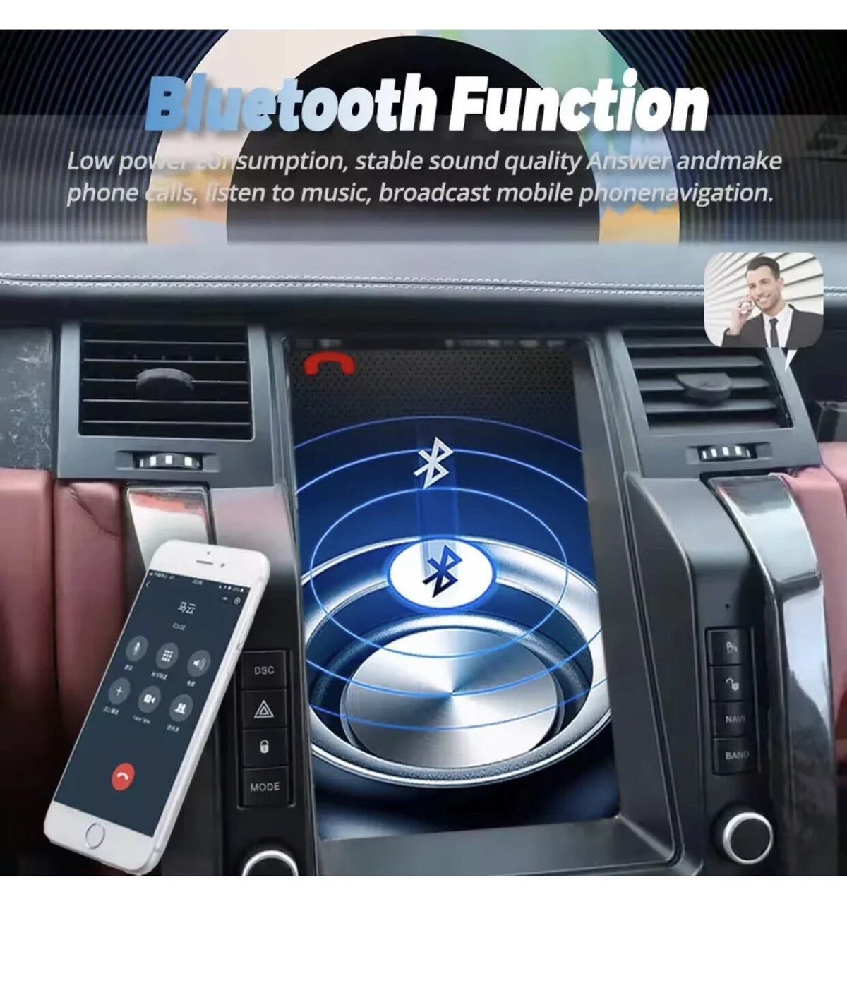 12.1" Android Car Radio For Land Rover Range Rover Sport L320 2005-2009 GPS Navi