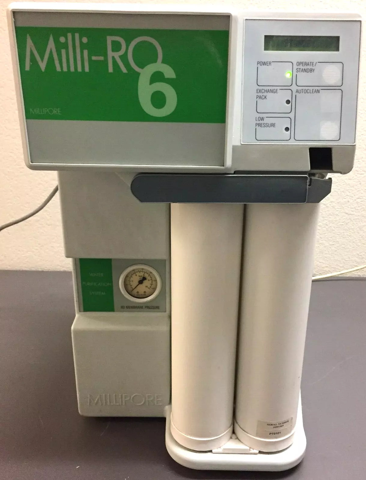 MilliPore ZFROL6006 Milli-Q Plus OF Water Purification System