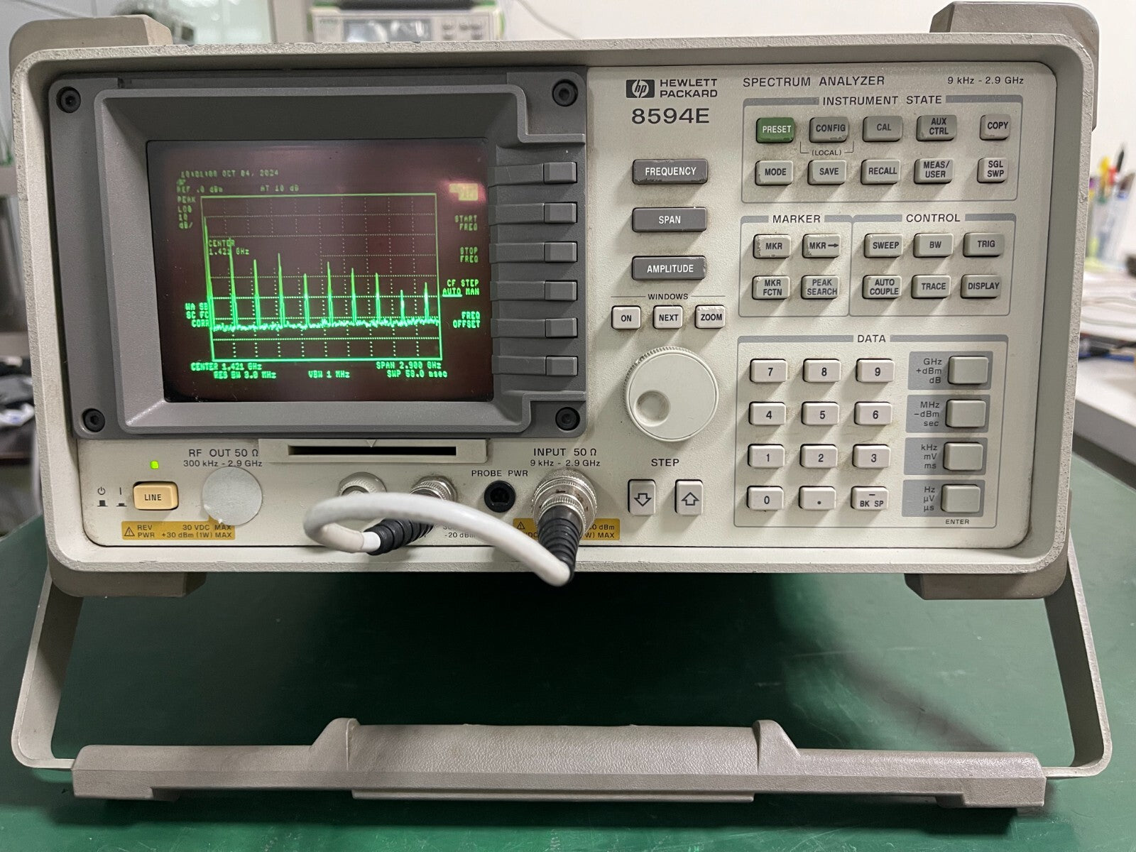 HP Agilent 8594E Spectrum Analyzer 9kHz - 2.9GHz_0625