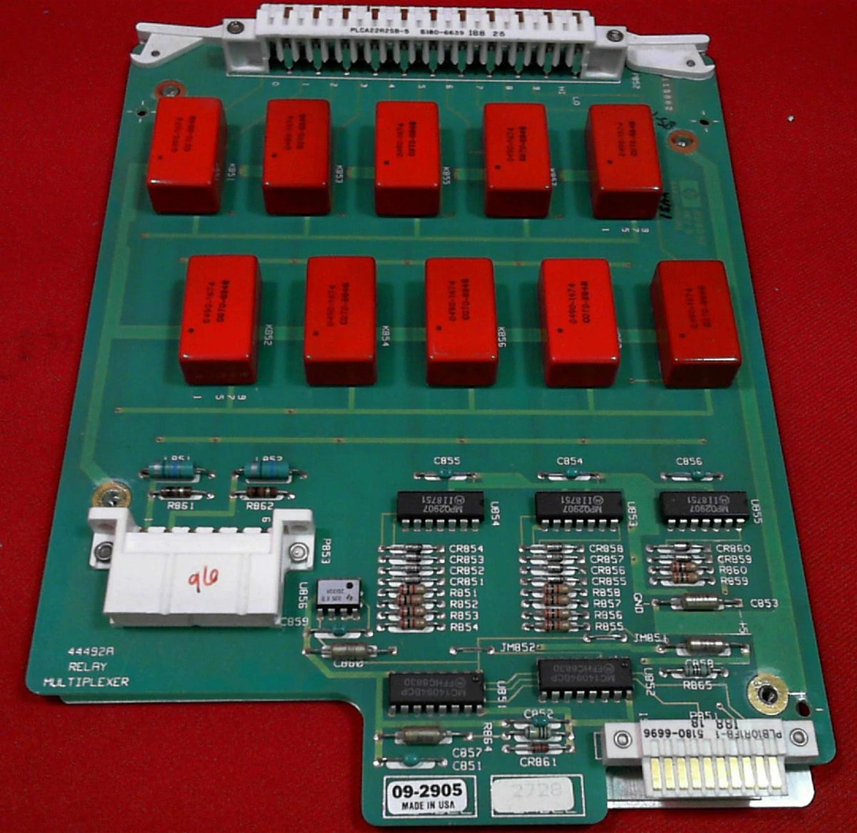 HP 44492A Reed Relay Multiplexer Assembly Input Characteristics AT2955