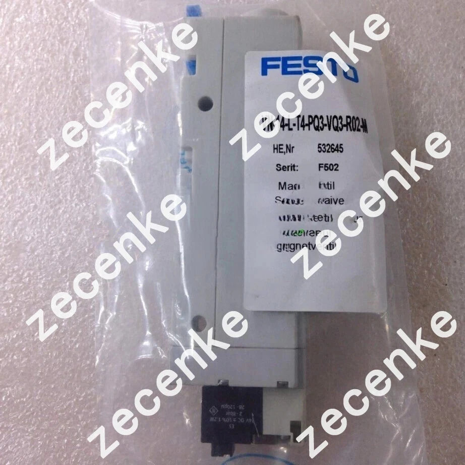 Festo VN-14-L-T4-PQ3-VQ3-RO2-M 532645 Vacuum Generator New