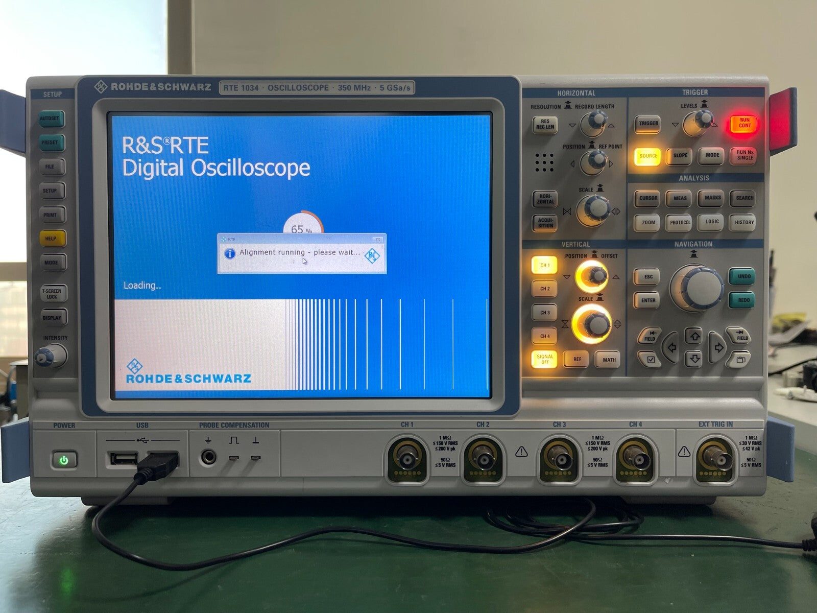 Rohde & Schwarz RTE 1034 OSCILLOSCOPE , 4CH , 350MHz Bandwidth , 5 GSa/s - XG eqpt
