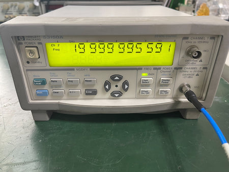 HP Agilent 53150A 10Hz-20GHz CW Microwave Frequency Counter _0824 - XG eqpt