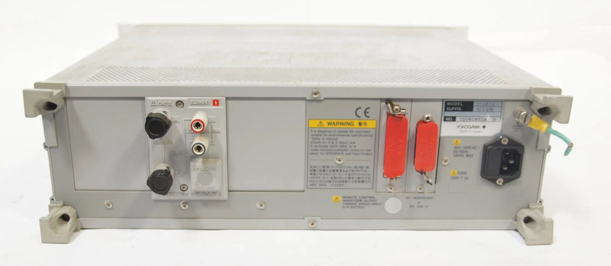 Yokogawa WT1010 Digital Power Meter Model 253610 Signal Multi-Meter